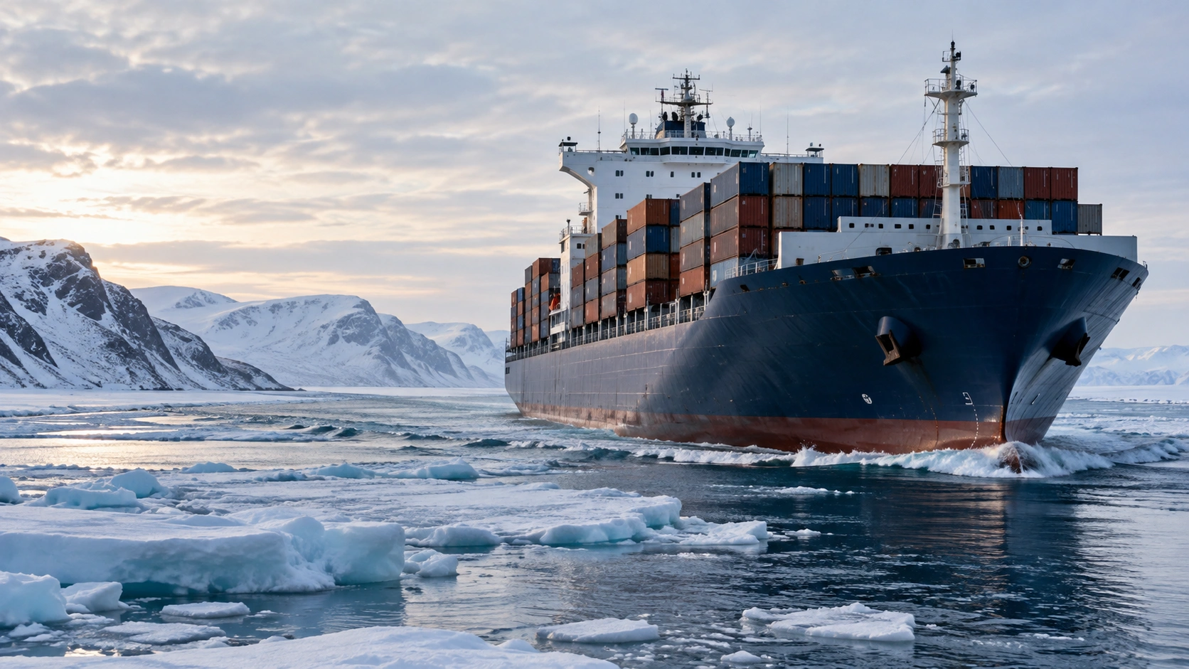 Korean container ship completes landmark Arctic route trial to Britain