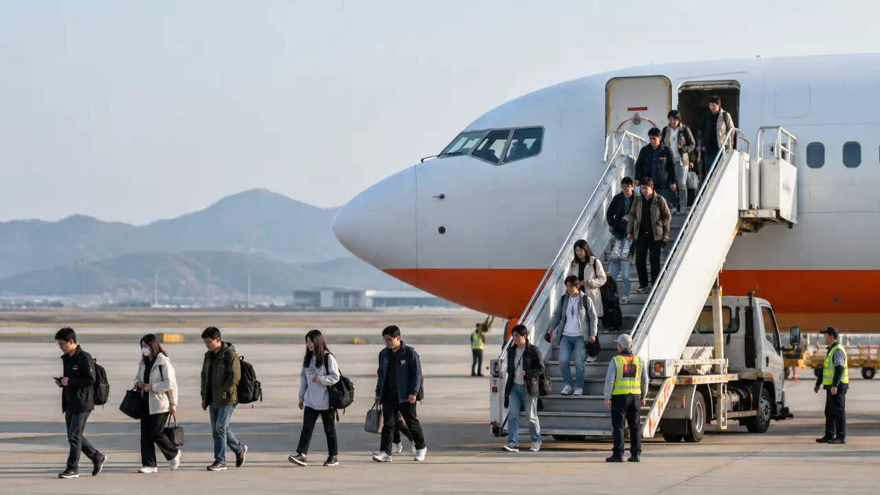 Portable battery fire forces evacuation of Jeju Air flight at Cheongju