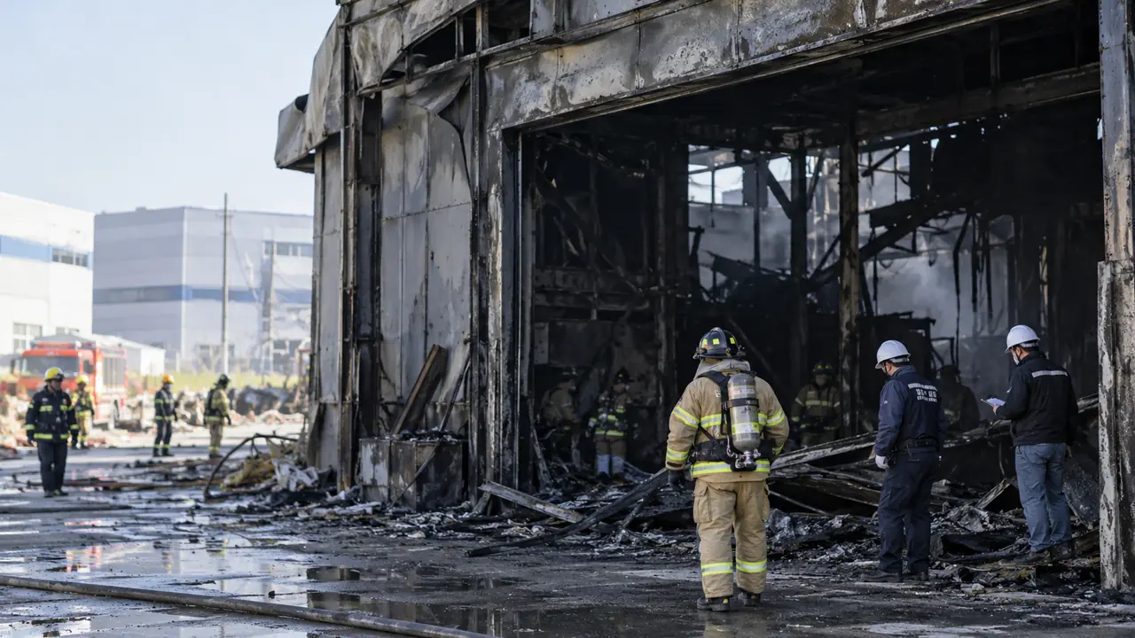 Police book factory owner after fatal Bucheon fire